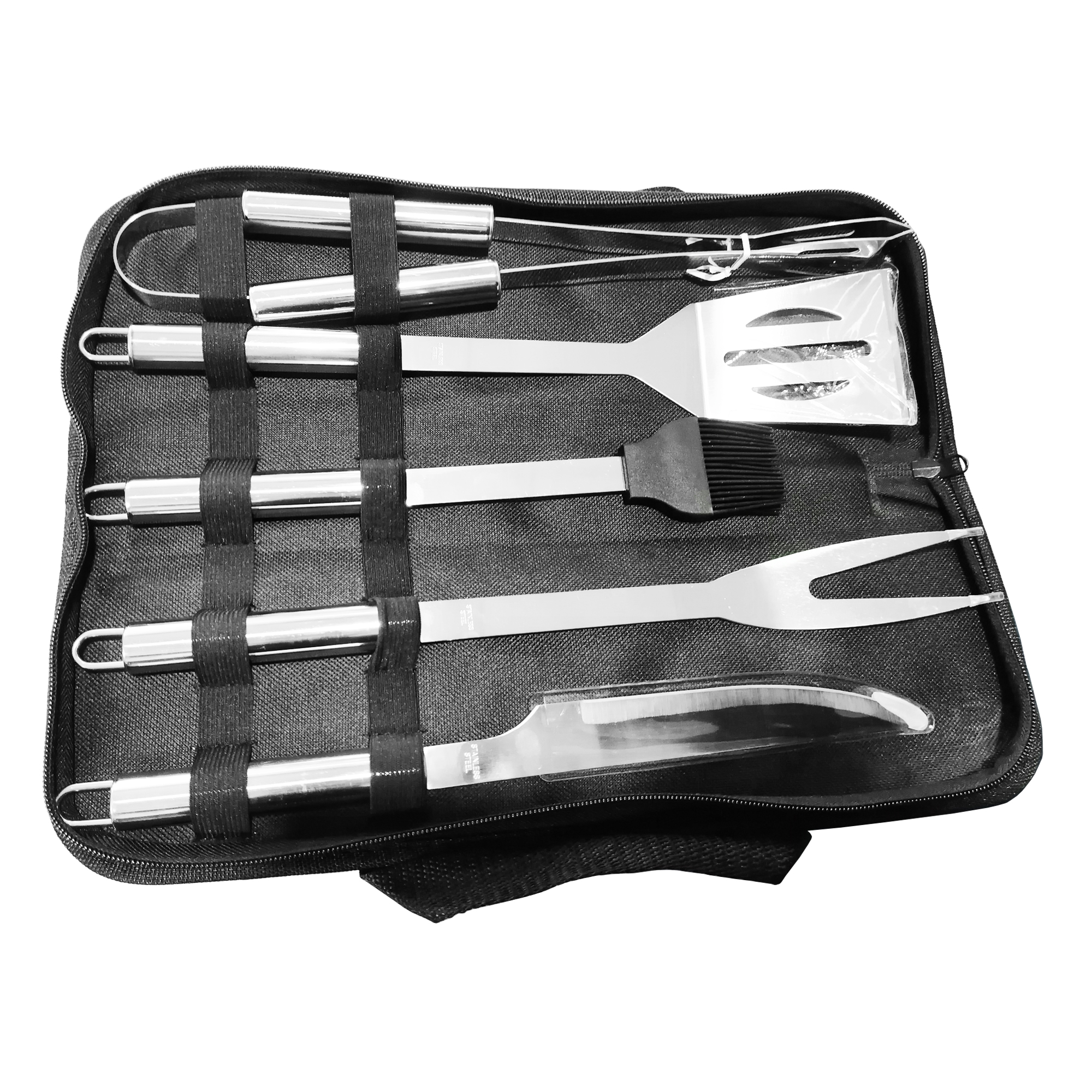Set De Utensilios Parrillero X 05 Bbq