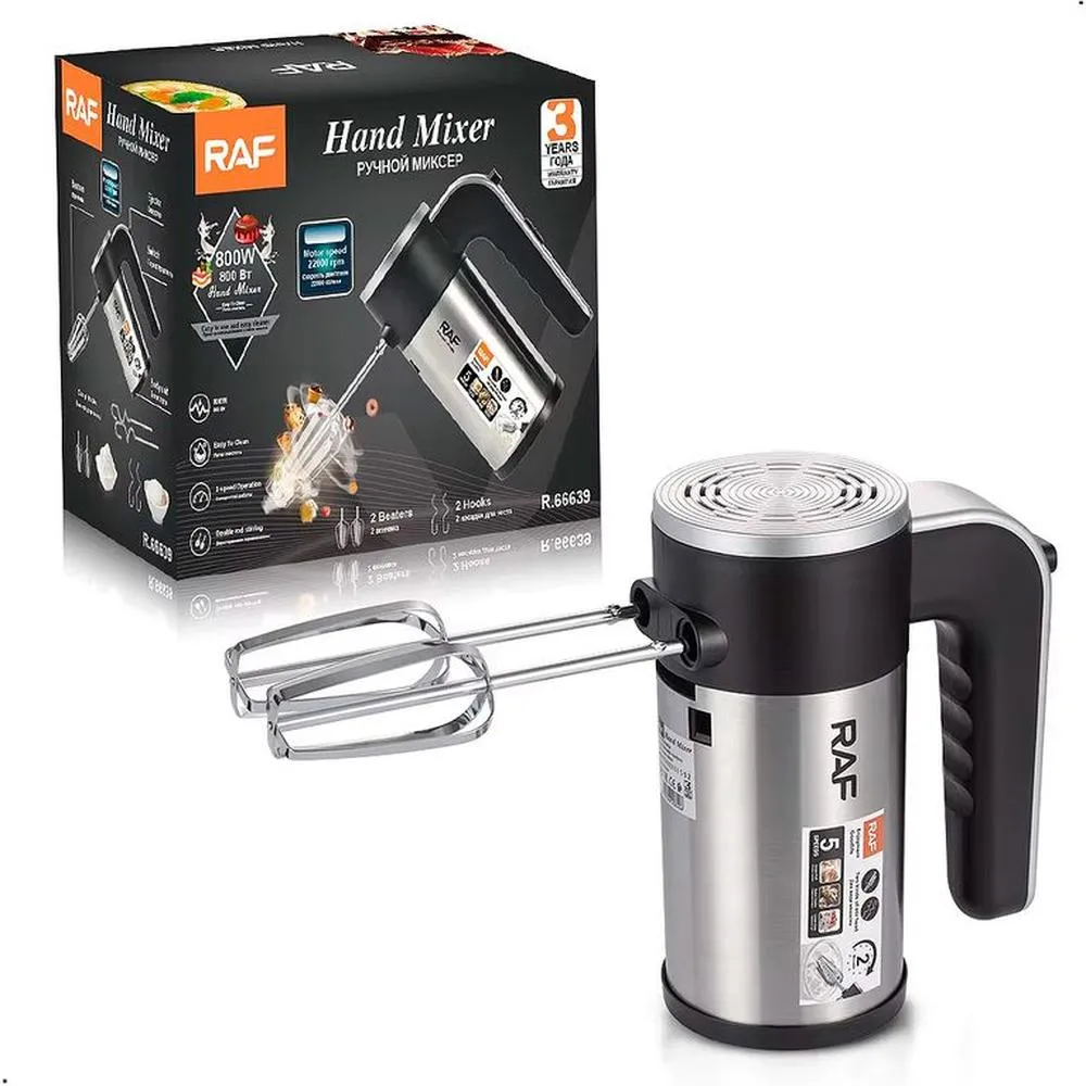 Batidora de mano electrica portatil R.6639 RAF